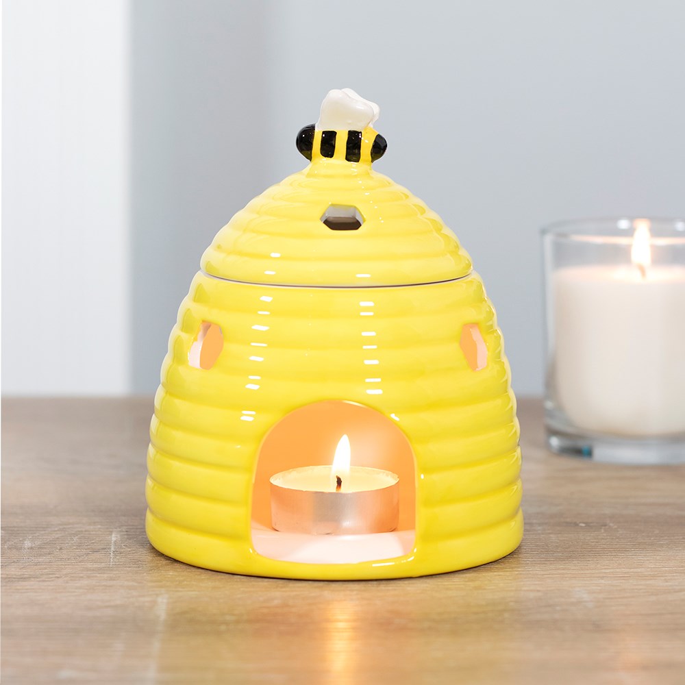 Beehive Oil Burner - Yellow