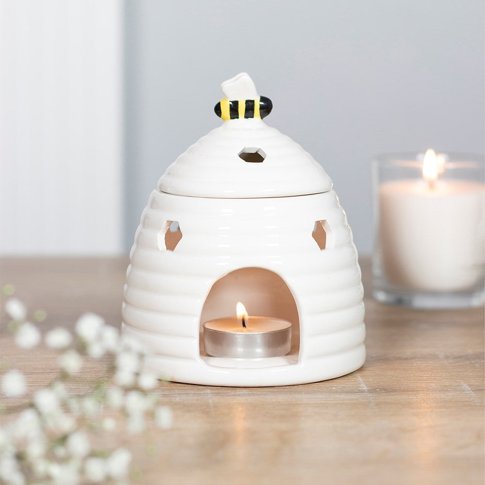 Beehive Oil Burner - White