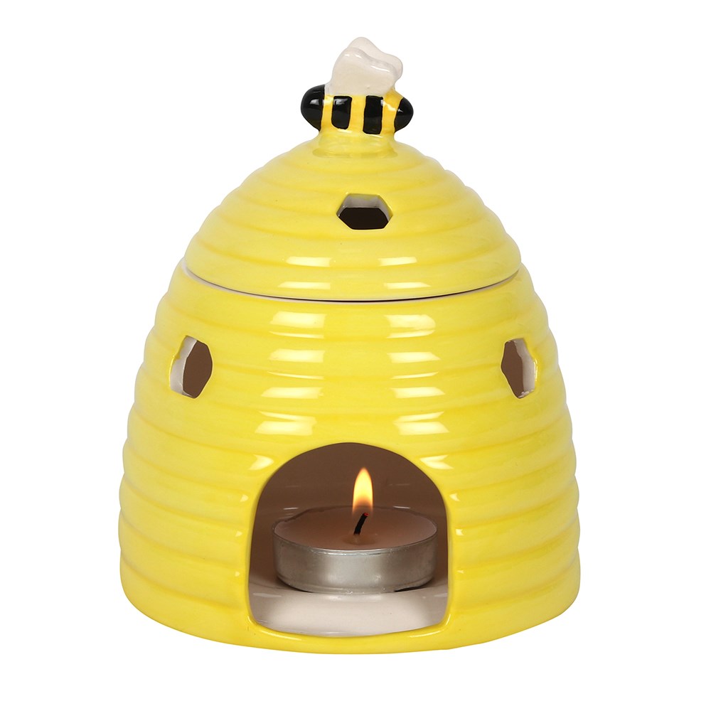 Beehive Oil Burner - Yellow