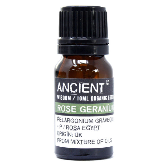 Organic Rose Geranium Essential Oil 10ml