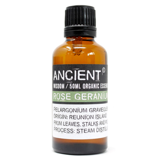 Organic Rose Geranium Essential Oil 50ml