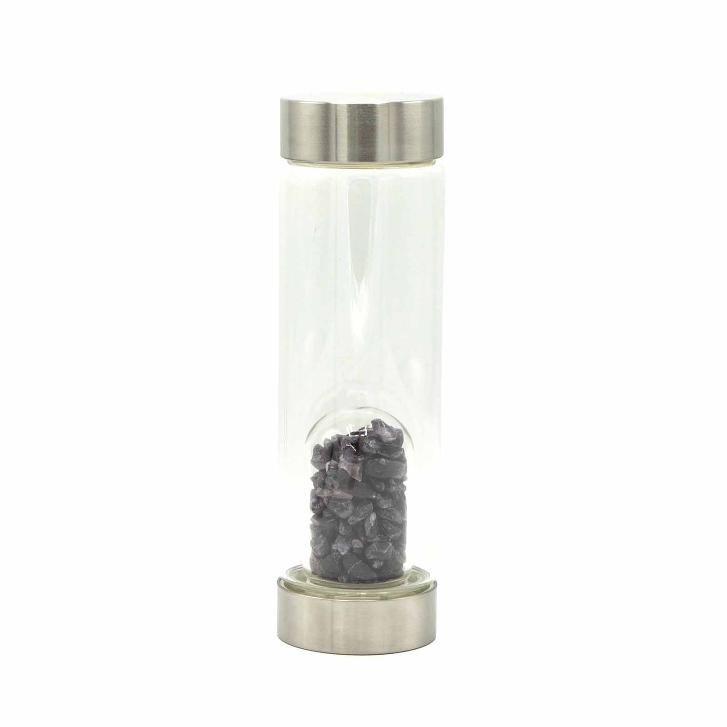 Amethyst Infused Crystal Water Bottle