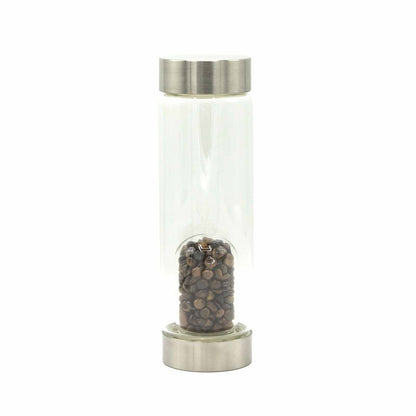 Tigers Eye Infused Crystal Water Bottle