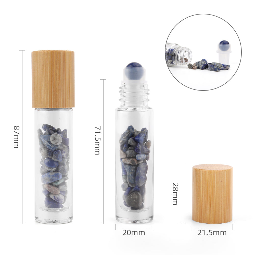 Gemstone Essential Oil Roller Bottle - Sodalite