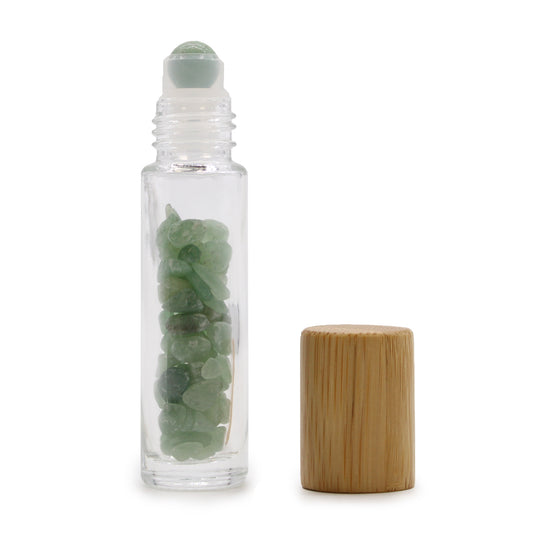 Gemstone Essential Oil Roller Bottle - Aventurine
