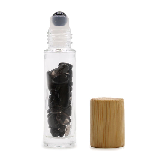 Gemstone Essential Oil Roller Bottle - Black Tourmaline