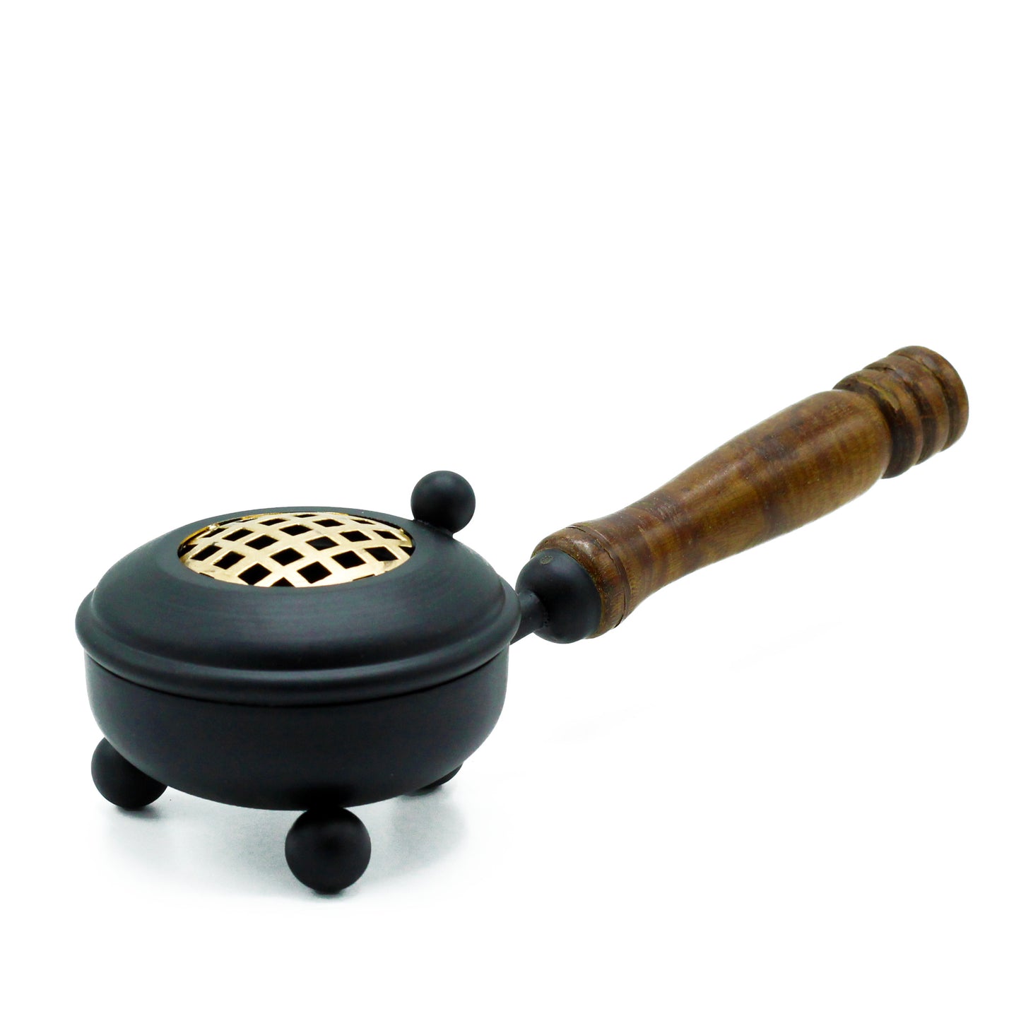 Iron Cauldron Burner with Handle