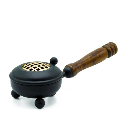 Iron Cauldron Burner with Handle