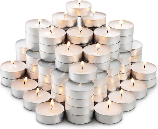 50x Unscented Tealight