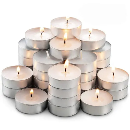 30x Unscented Tealight