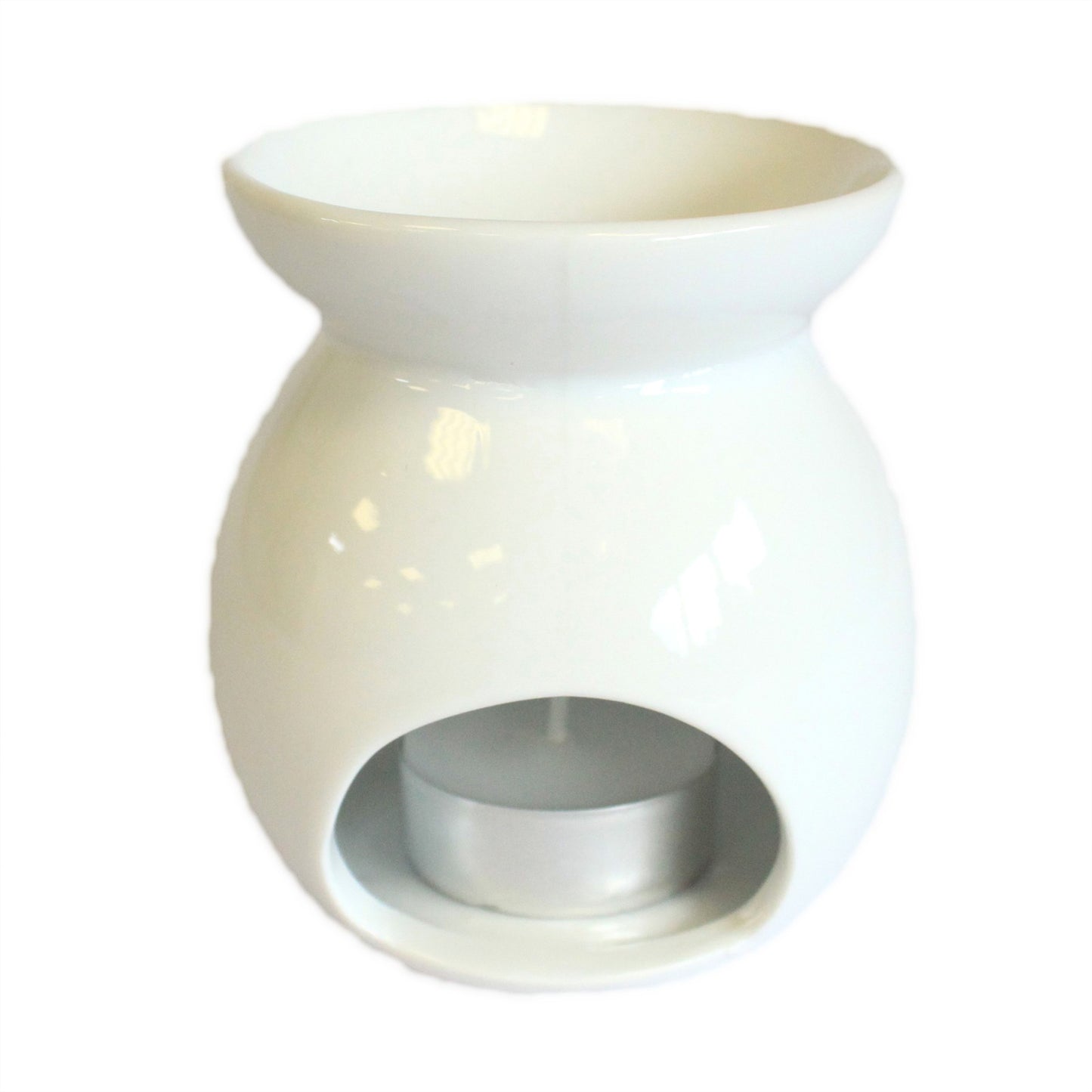 White Oil Burner - Tree Cut-out - Bensa