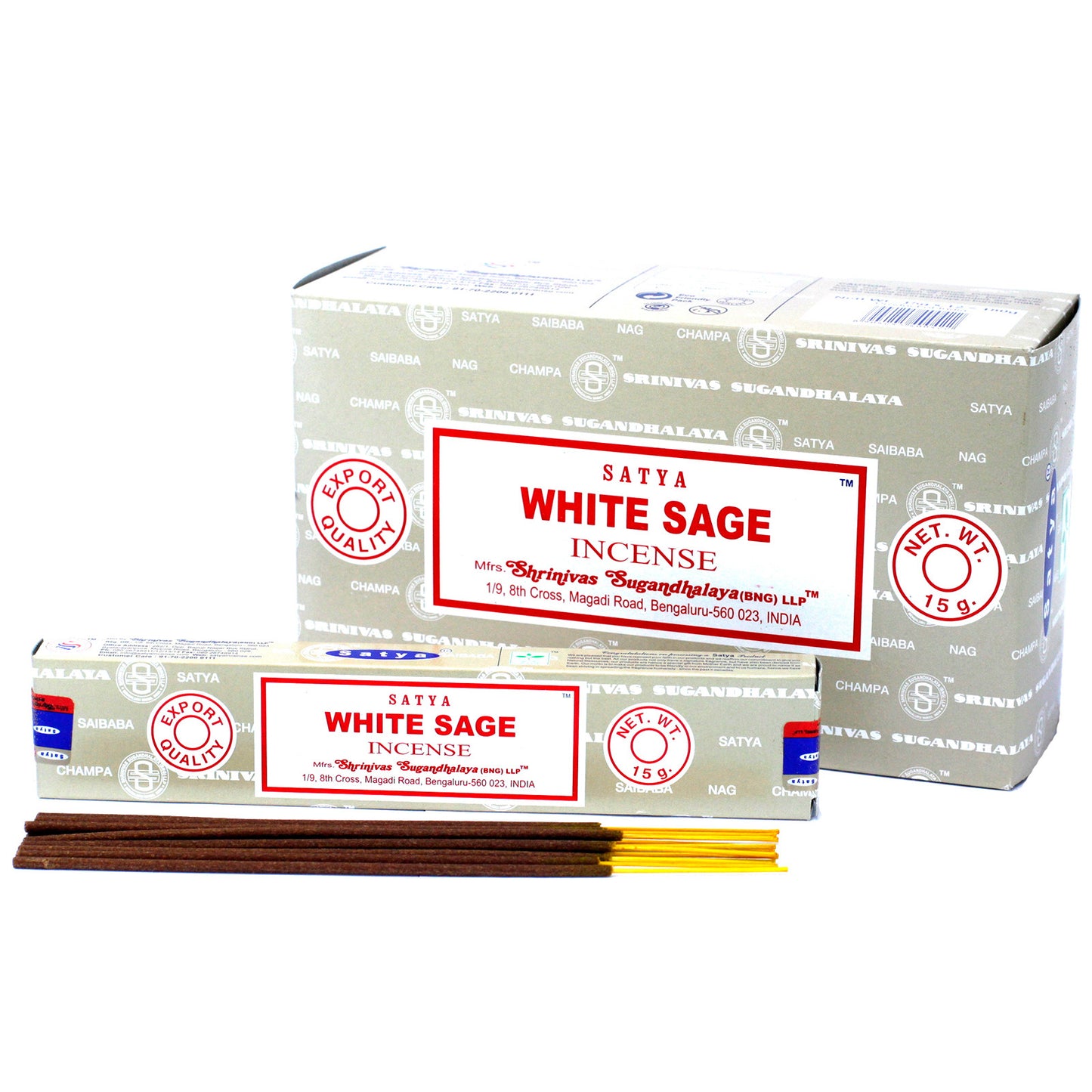 Satya Incense 15g - White Sage - Bensa