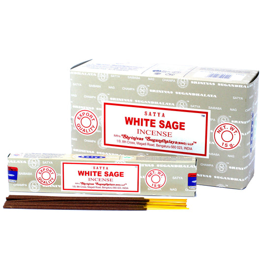 Satya Incense 15g - White Sage - Bensa