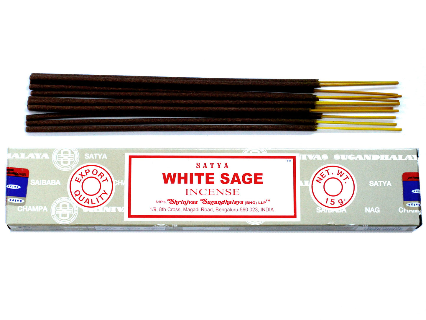 Satya Incense 15g - White Sage - Bensa