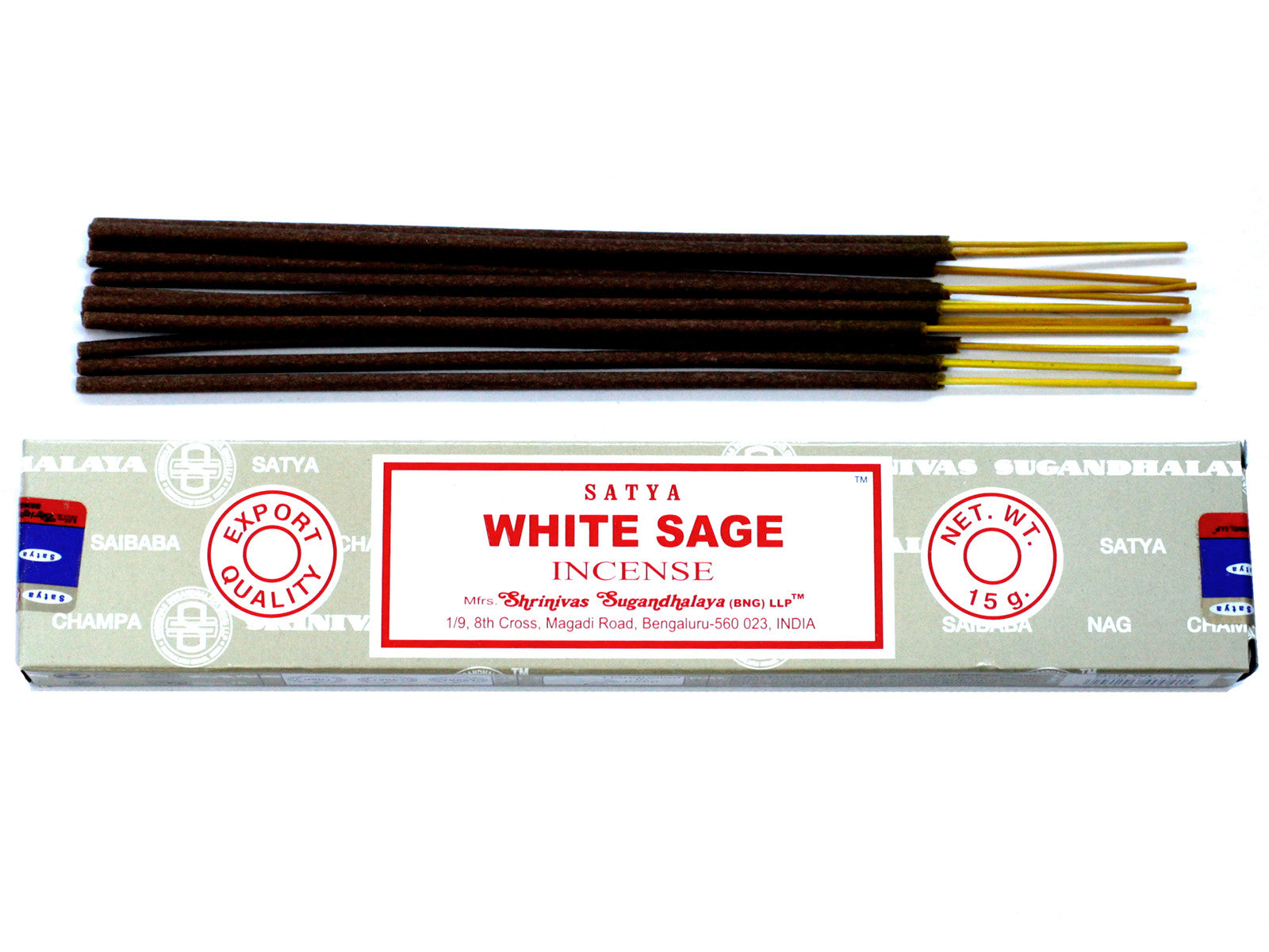 Satya Incense 15g - White Sage - Bensa