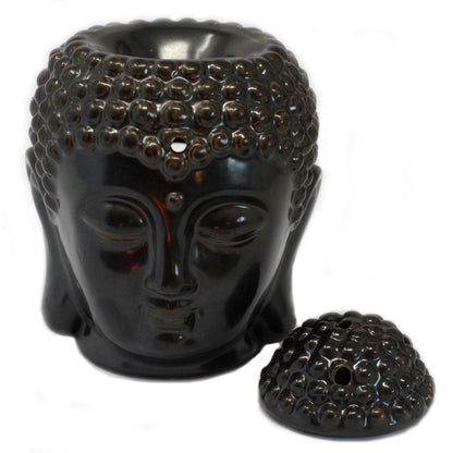 Buddah Head Oil Burner - Dark Brown - Bensa