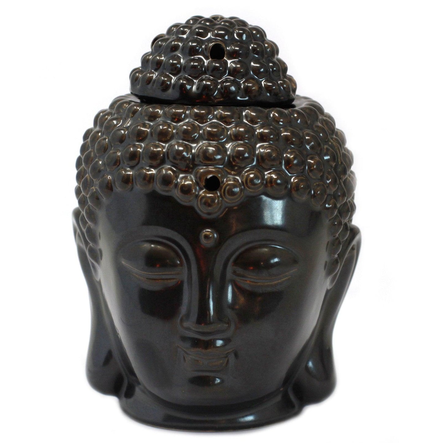Buddah Head Oil Burner - Dark Brown - Bensa