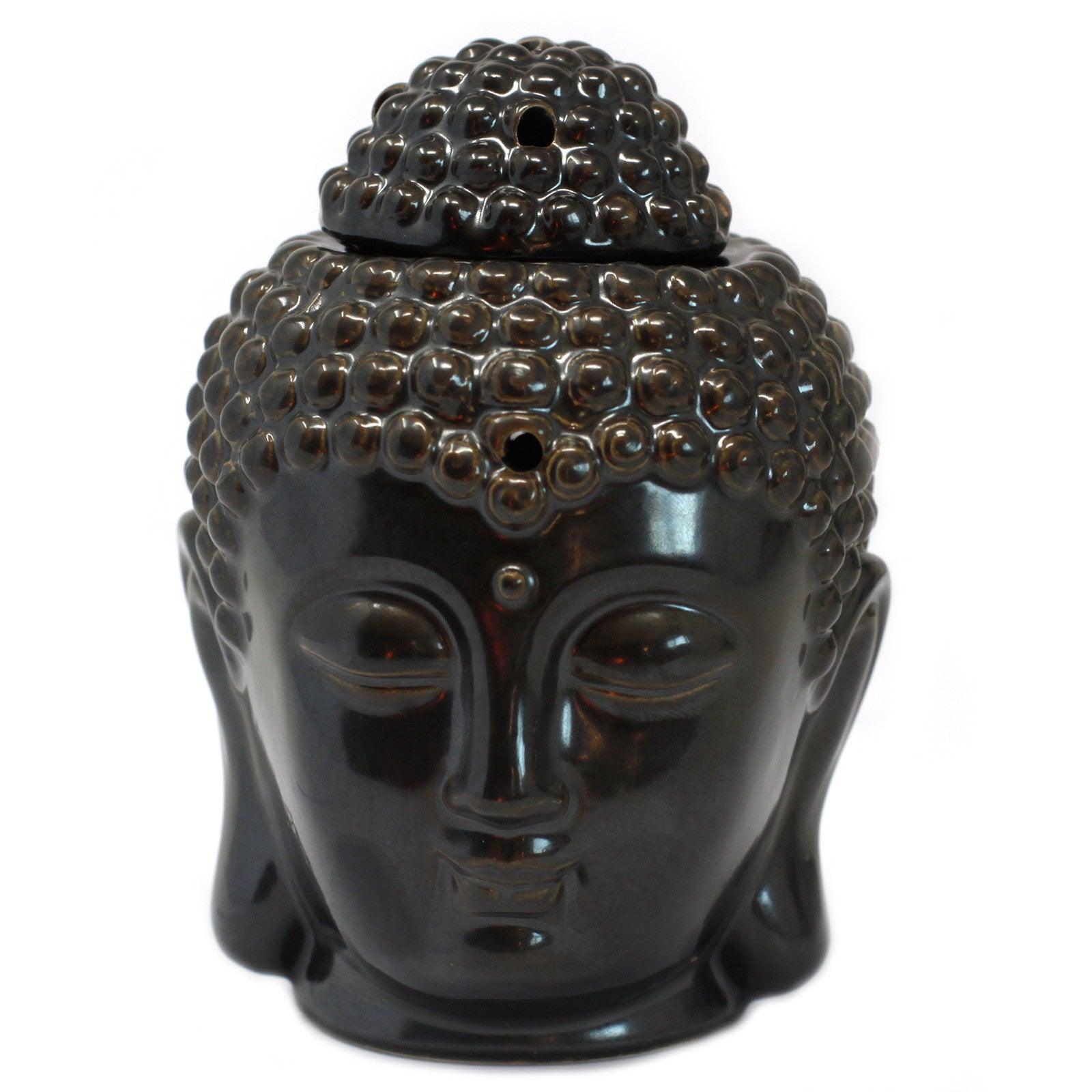 Buddah Head Oil Burner - Dark Brown - Bensa